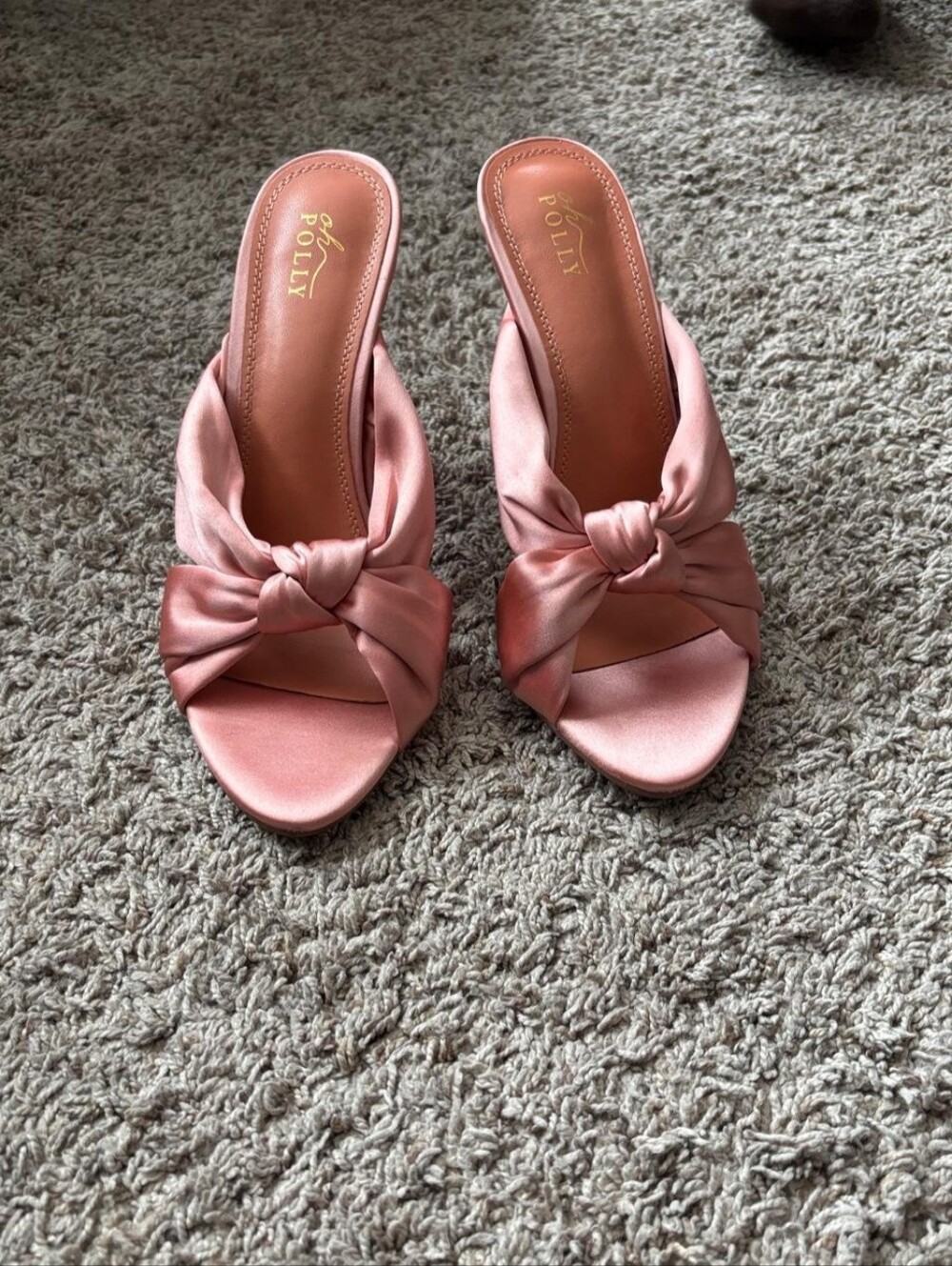 Oh Polly Knot for you Blush Heels